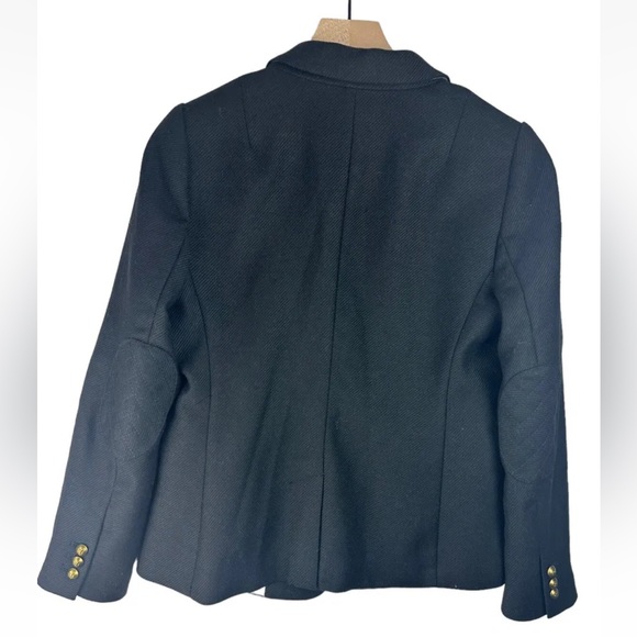 Banana Republic Equestrian Jacket Blazer Womens Sz 8 Petite NEW Black - Picture 11 of 12